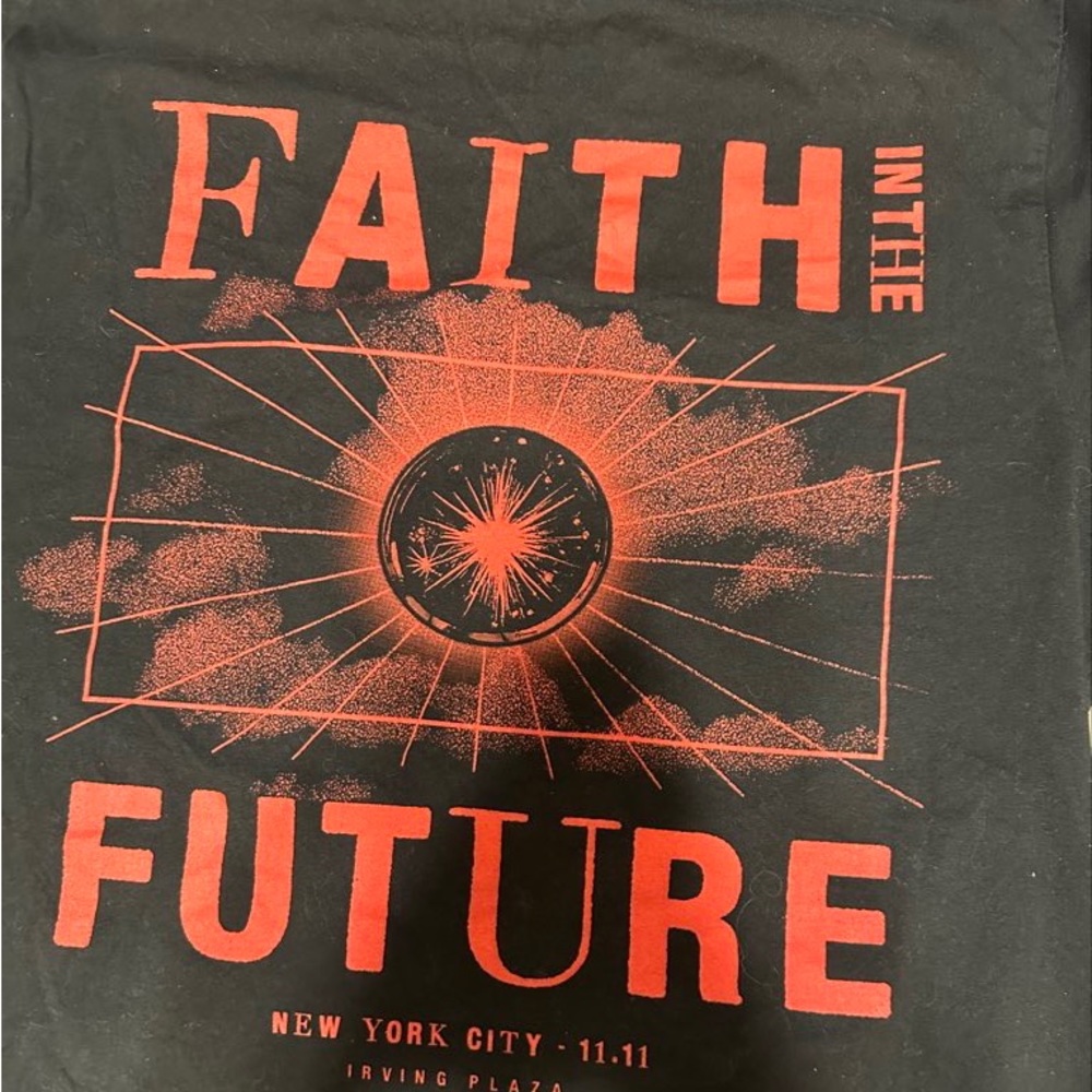 Louis Tomlinson New York One Night Only Faith in the Future Event Tee 11.11